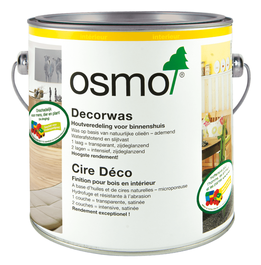 Osmo Decorwas Transparant alle inhoudsmaten